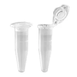 servoprax Reactievaten met deksels melkachtig-transparant | 1,5 ml